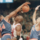 Suffocating defense by the Knicks held Michael Jordan to just 40% shooting in the 1993 Eastern Conference Finals.